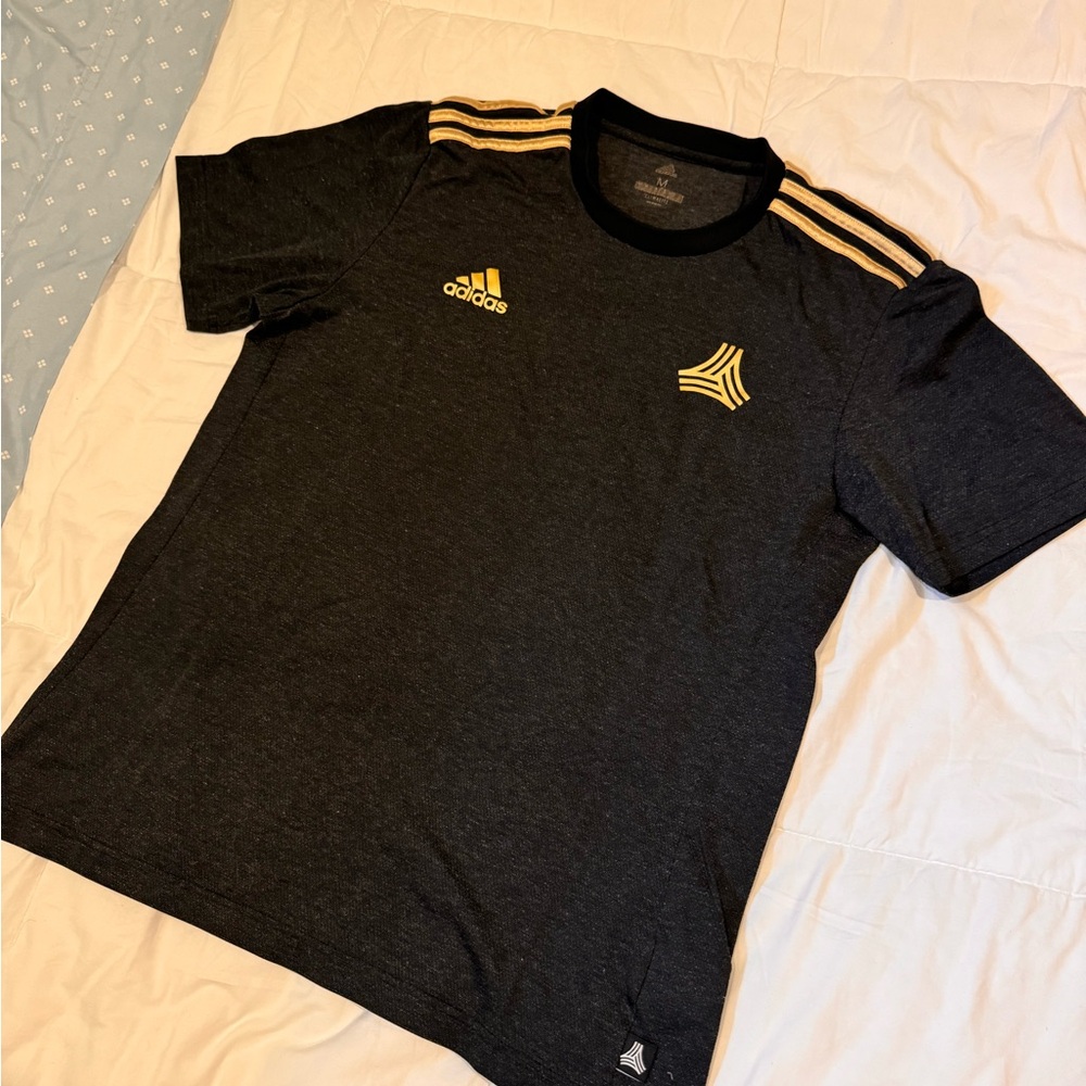 Adidas Tango Shirt Dark Grey with Golden Accents